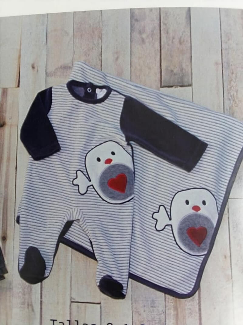 Pijama de bebe reus Pijama de bebe reus
